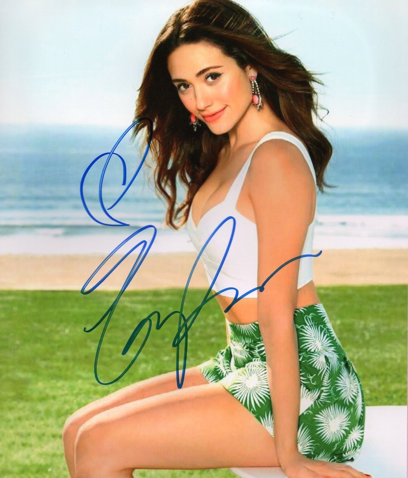 EMMY ROSSUM AUTOGRAPHED SIGNED A4 PP POSTER Photo Poster painting PRINT 5