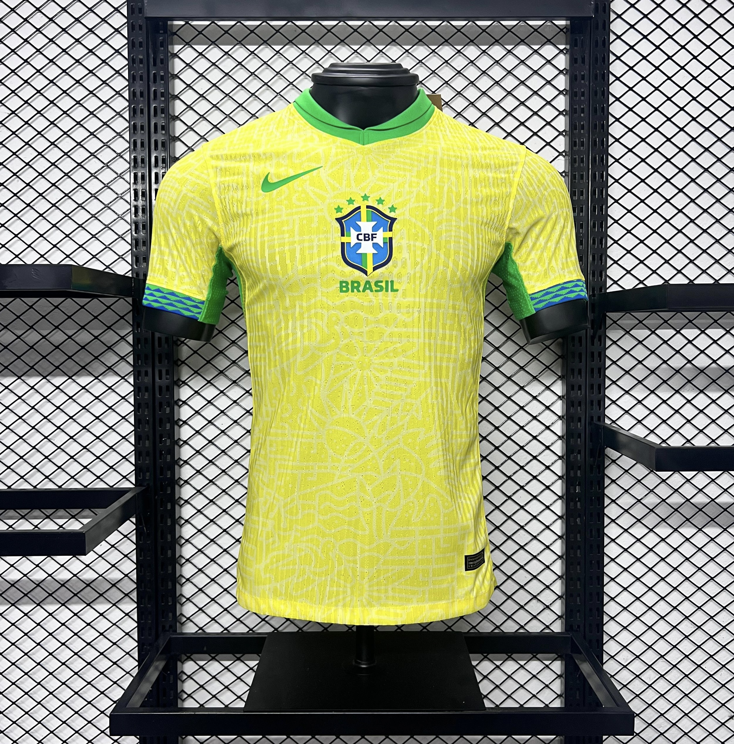 Brazil 2024 Home Stadium Jersey - Player Version
