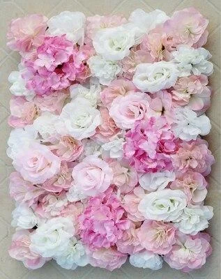 40x60cm Silk Rose Flower Champagne Artificial Flower DIY Wedding Decoration Flower Wall Panels Romantic Wedding Backdrop Decor 1118
