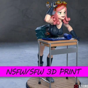 Pornhint NSFWSFW 3D Print Hatsume Mei My Hero Academia Anime Figurine NSFW