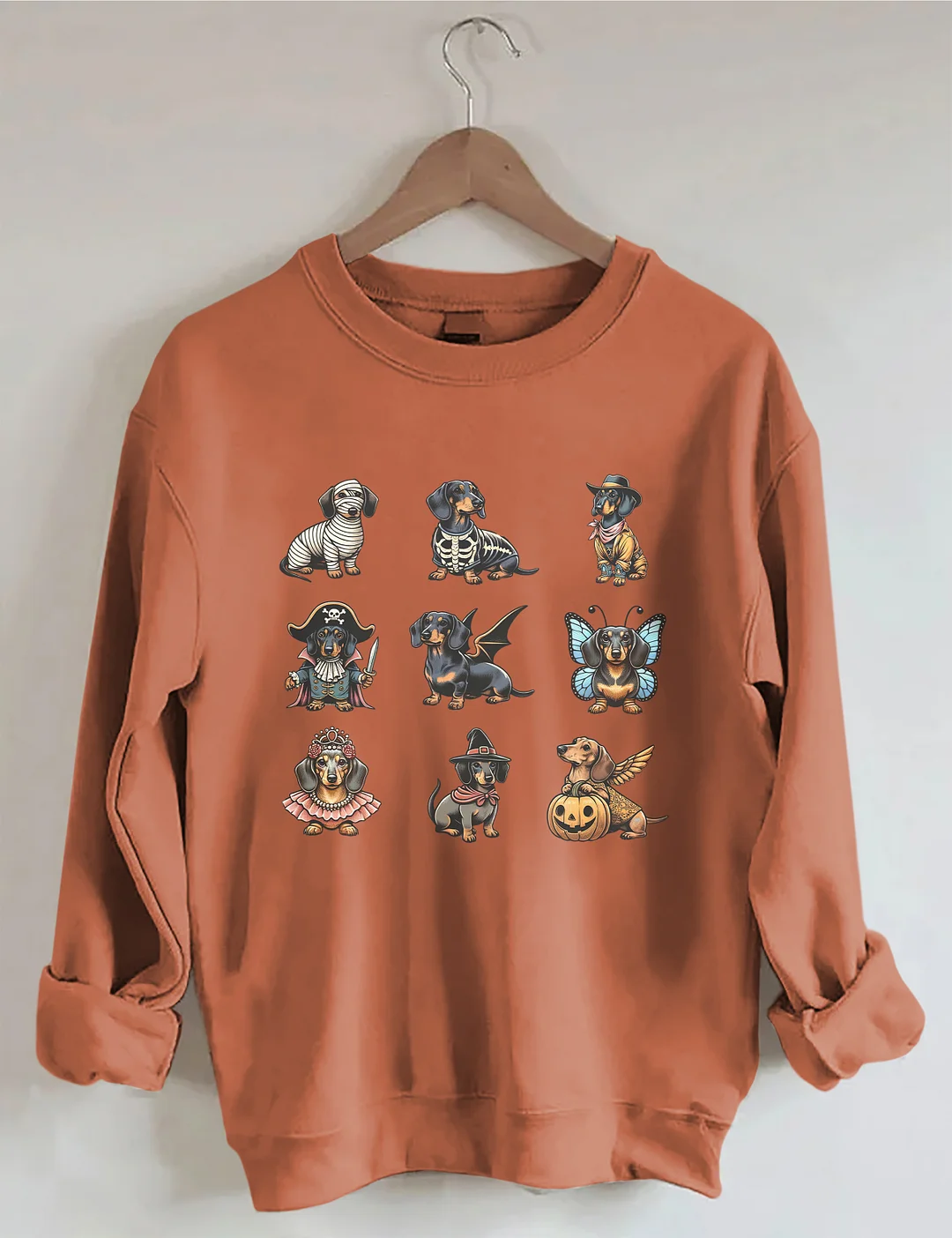 Dachshund Halloween Sweatshirt