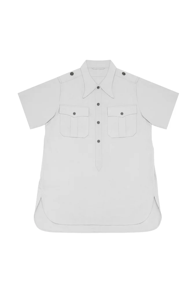   Wehrmacht/Elite White Short Sleeve Pullover Shirt German-Uniform
