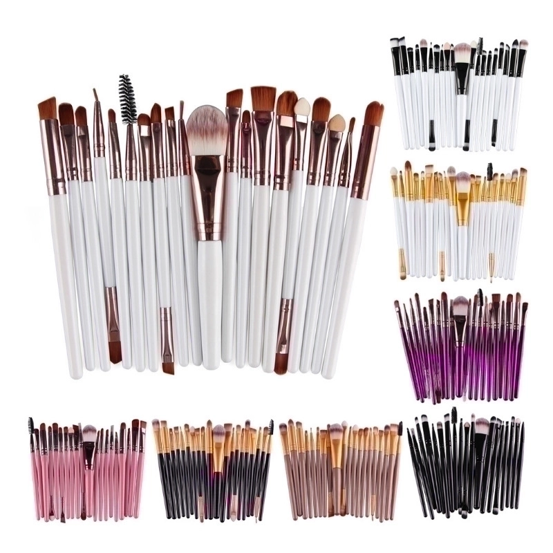 Fashion 20 Makeup Brush Sets Soft Bristles Make-up Beauty Tools