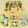 Snake Twist Cube Stress Relief Educational Toys Children Gifts Magic Snake Ruler Puzzle Folding Educational