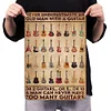 Never Underestimate An Old Man With A Guitar - Vintage Metal Signs - 20*30cm/30*40cm - Music&Warning