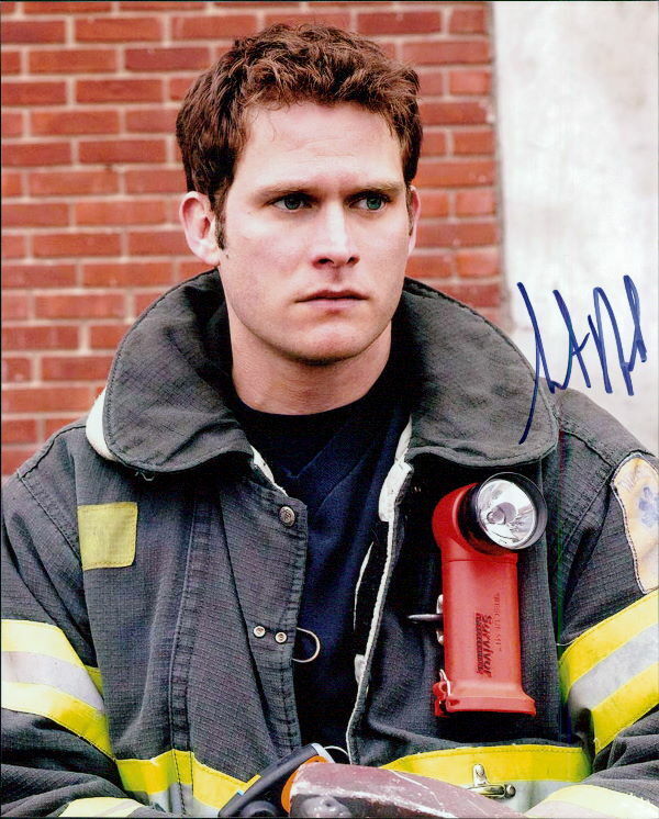 Steven Pasquale (Rescue Me) signed 8x10 Photo Poster painting In-person