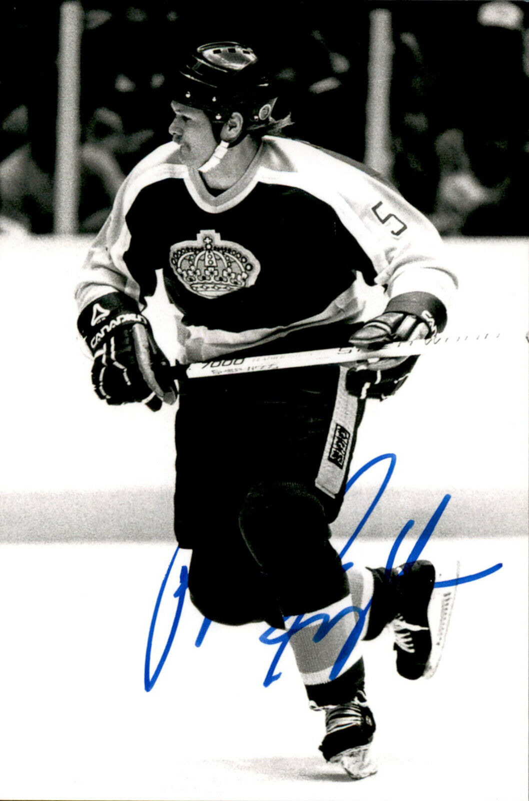 Brian Engblom SIGNED autographed 4x6 Photo Poster painting LOS ANGELES KINGS #2