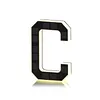 LED Illuminated Modern Address Sign Waterproof Personalized Solar Powered Address Number Dusk To Dawn Adhesive Or Screw Mount for Outside House Light Up Courtyard Hotel Bar