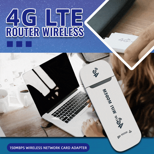 🔥4G LTE Router Wireless USB Mobile Broadband🔥 🎁150Mbps Wireless Network Card Adapter🔥New Year Sale✨