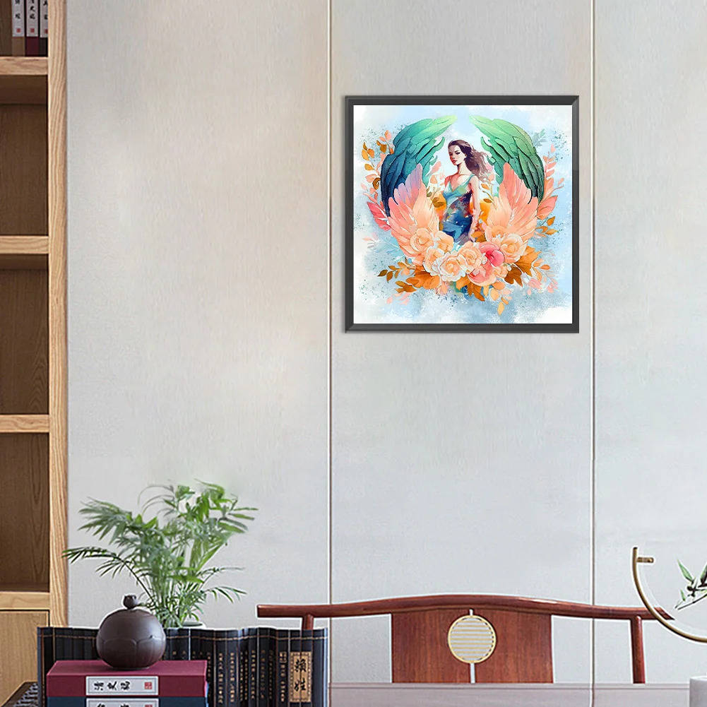 Full Round Diamond Painting 30*30cm - Wing