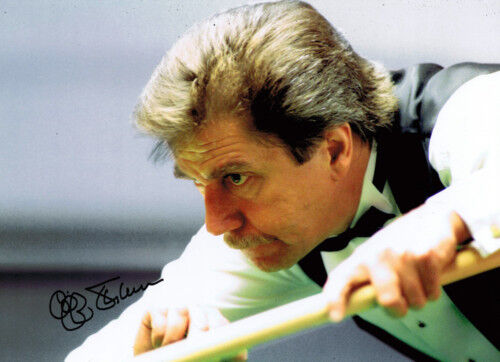 CLIFF THORBURN The Grinder Snooker HAND SIGNED Autograph 16x12 Photo Poster painting AFTAL COA