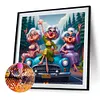 Funny Granny-Full Round Diamond Painting 40*40cm