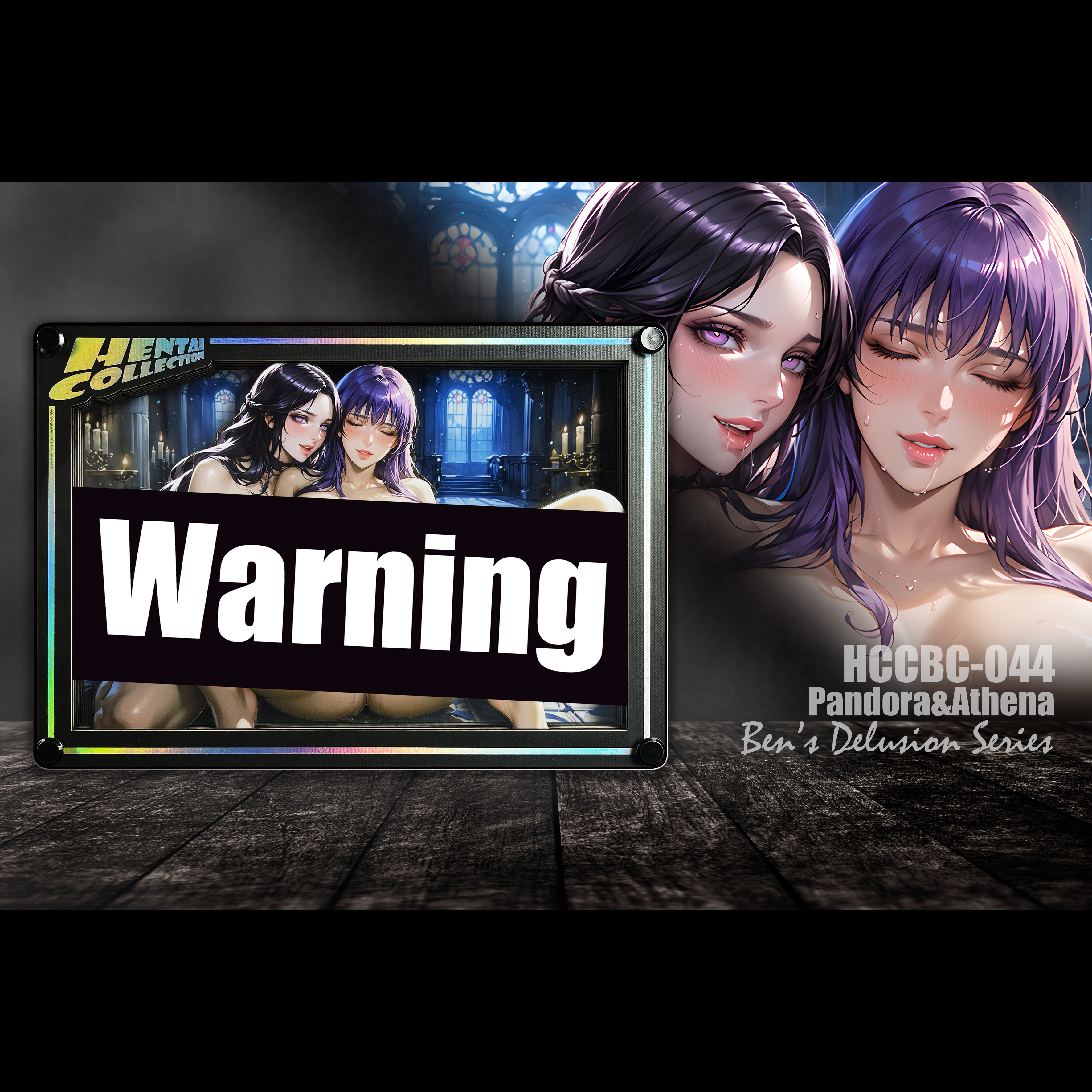 B&W Studio - Ben's Delusion World Series Desktop Decor Card #44 Pandora & Athena Saint Seiya-