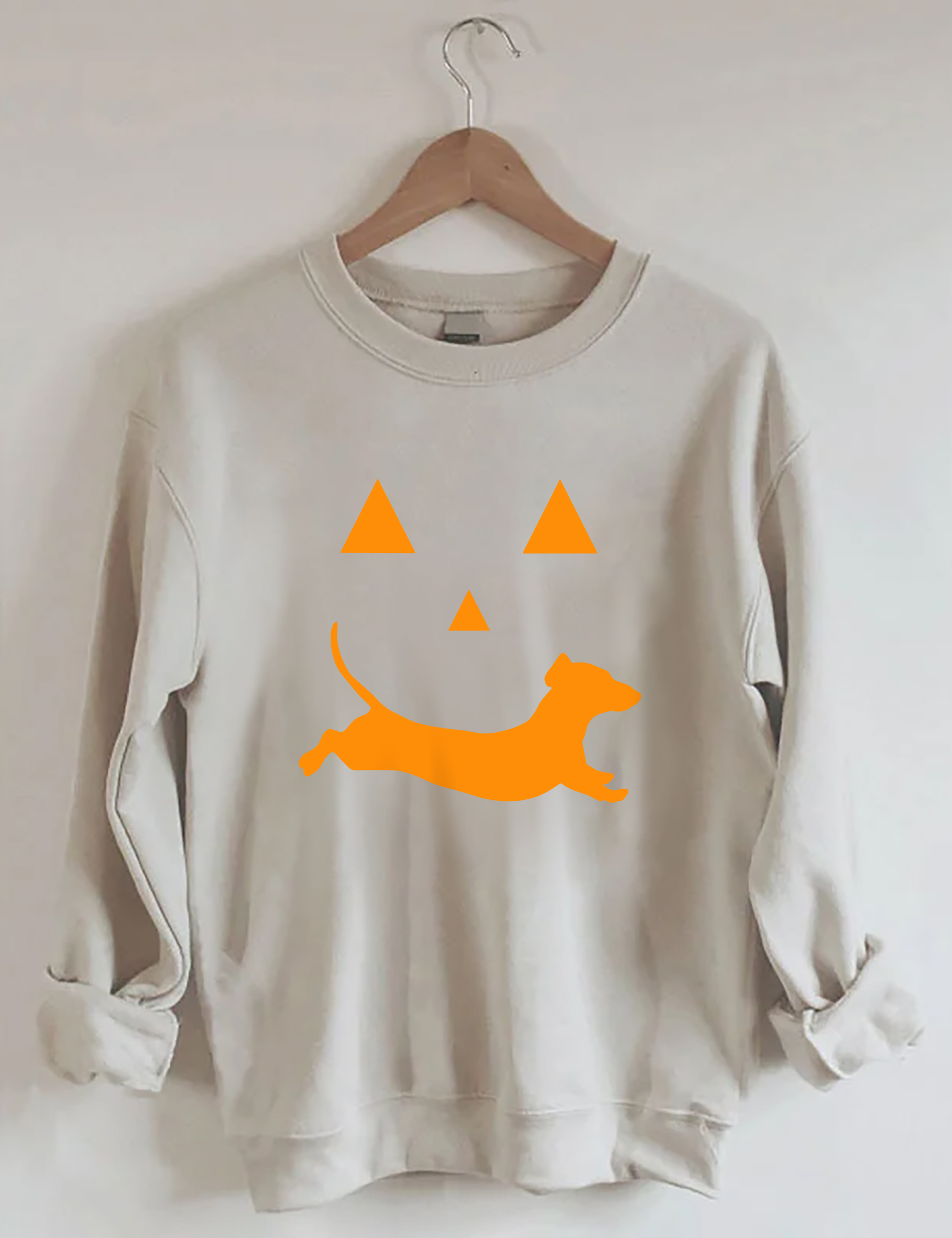 Dachshund And Halloween Sweatshirt