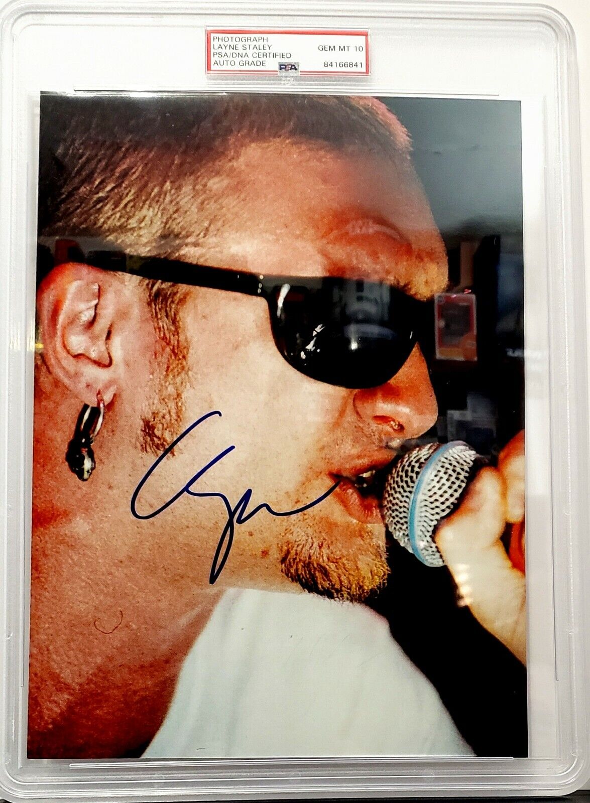 LAYNE STALEY Signed Autographed ALICE IN CHAINS Photo Poster painting Graded PSA/DNA 10 SLABBED