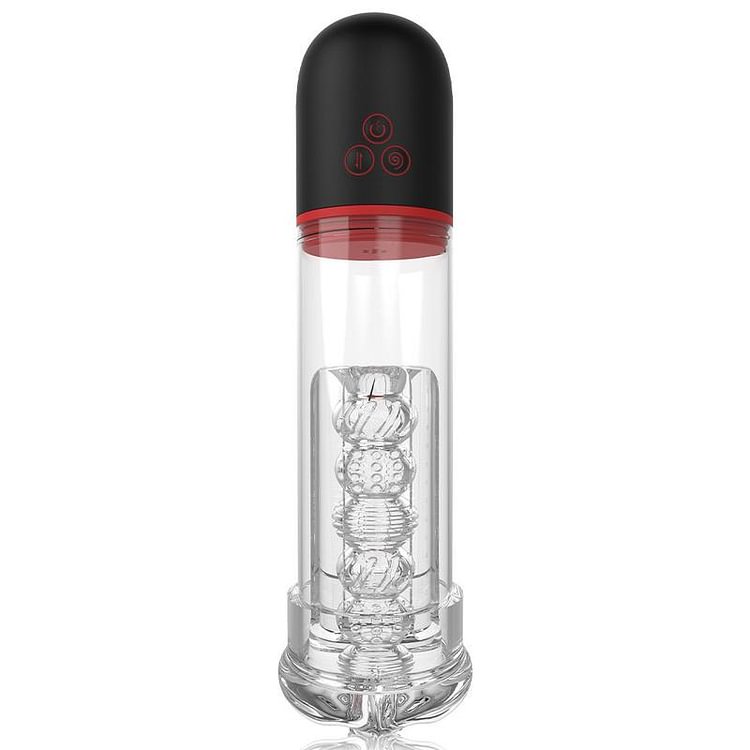 Transparent Male Masturbation Cup Penis Enlargement Pump