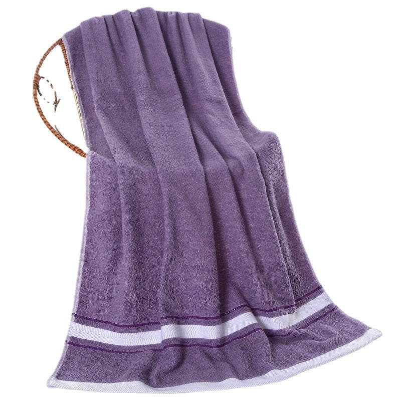 Thickened Cotton Bath Towel Cotton Adult Men’s And Women’s Home Bath Swimming Soft Absorbent Logo
