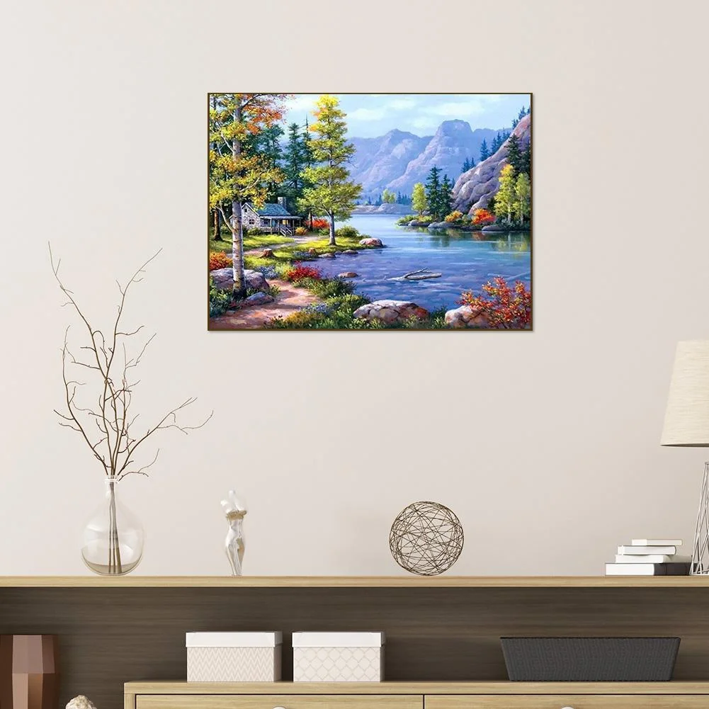 Diamond Painting - Full Round Drill - Scenery