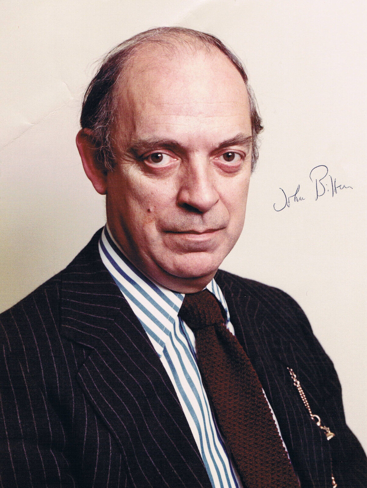 United Kingdom John Biffen 1930-2007 autograph 6.5x8