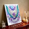 (Pre-Framed)Heart Wing-Special Shape Diamond Painting Kit(25x25cm)