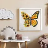 Diamond Painting -DIY Round Drill Sunflower Butterfly
