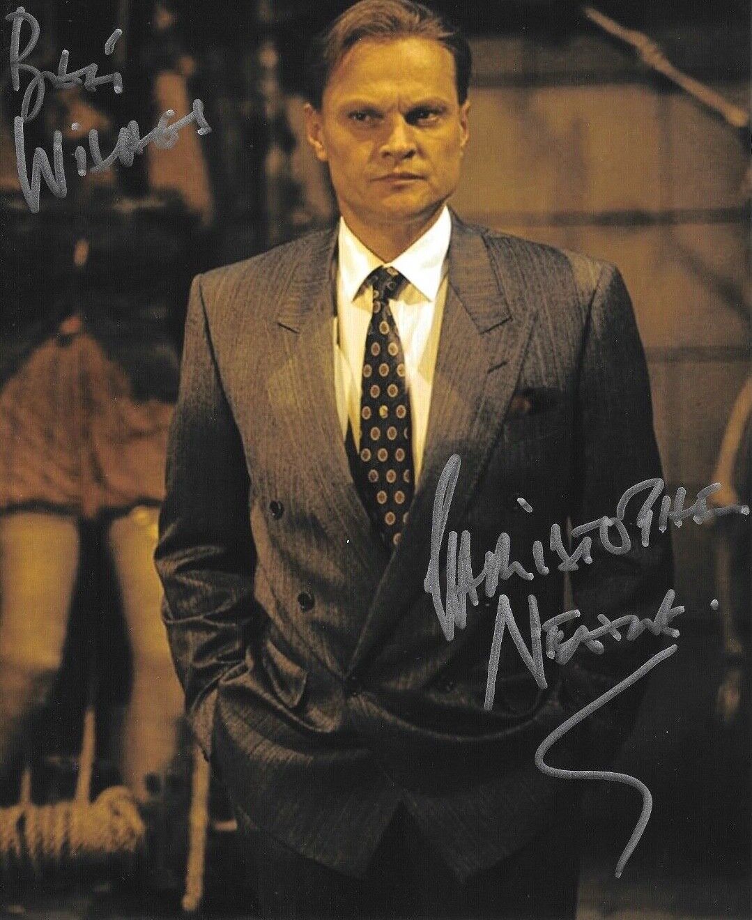 * CHRISTOPHER NEAME * signed 8x10 Photo Poster painting * MACGYVER * COA * 2