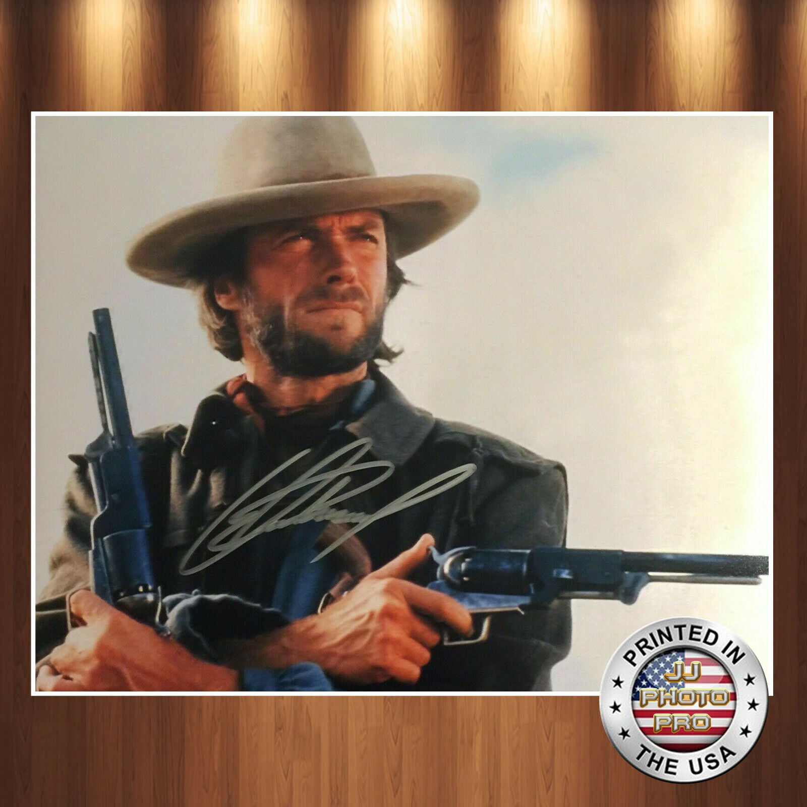 Clint Eastwood Autographed Signed 8x10 Photo Poster painting (Outlaw Josey) REPRINT