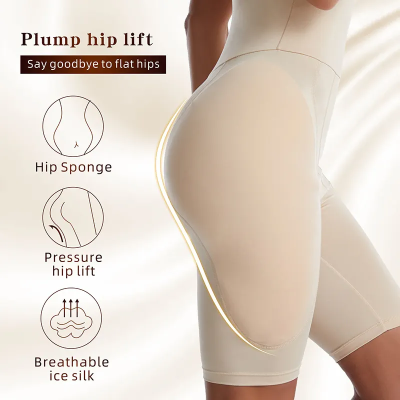 Billionm Women High Waist Shapewear Hip Pad Enhancer Fake Butt Lifter Shaper Tummy Control Panties Sexy Buttocks Padded Underpanty