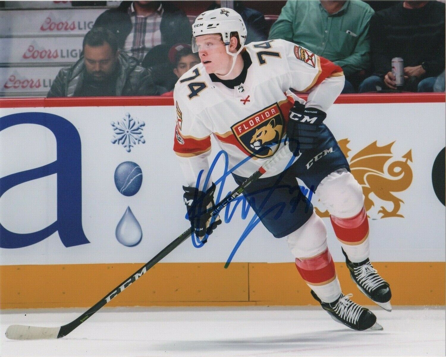 Florida Panthers Owen Tippett Signed Autographed 8x10 NHL Photo Poster painting COA #4