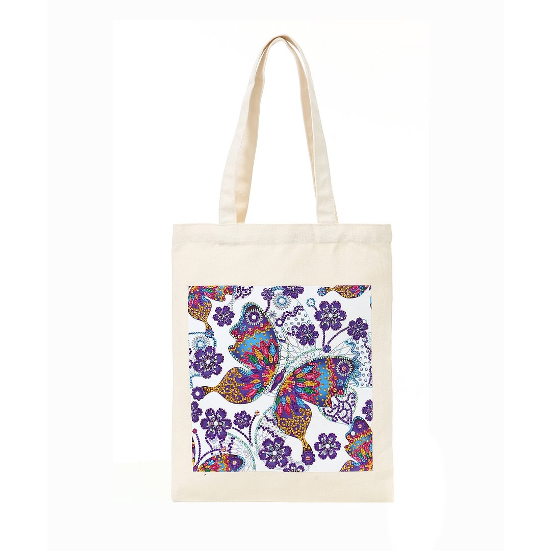 DIY Diamond Painting Shopping Tote Bag Mosaic Kit Drawing