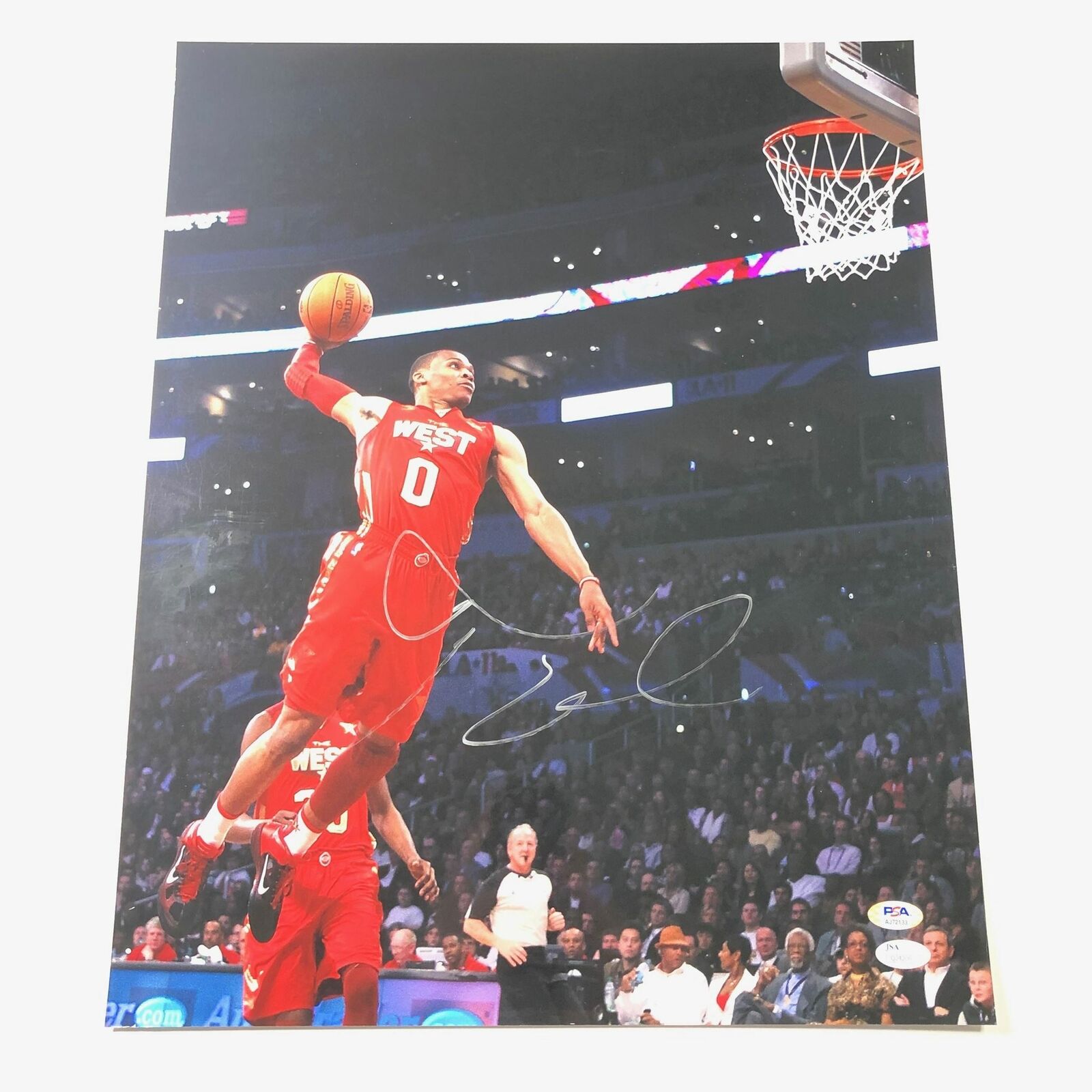 Russell Westbrook signed 16x20 Photo Poster painting PSA/DNA Oklahoma City Thunder Autographed