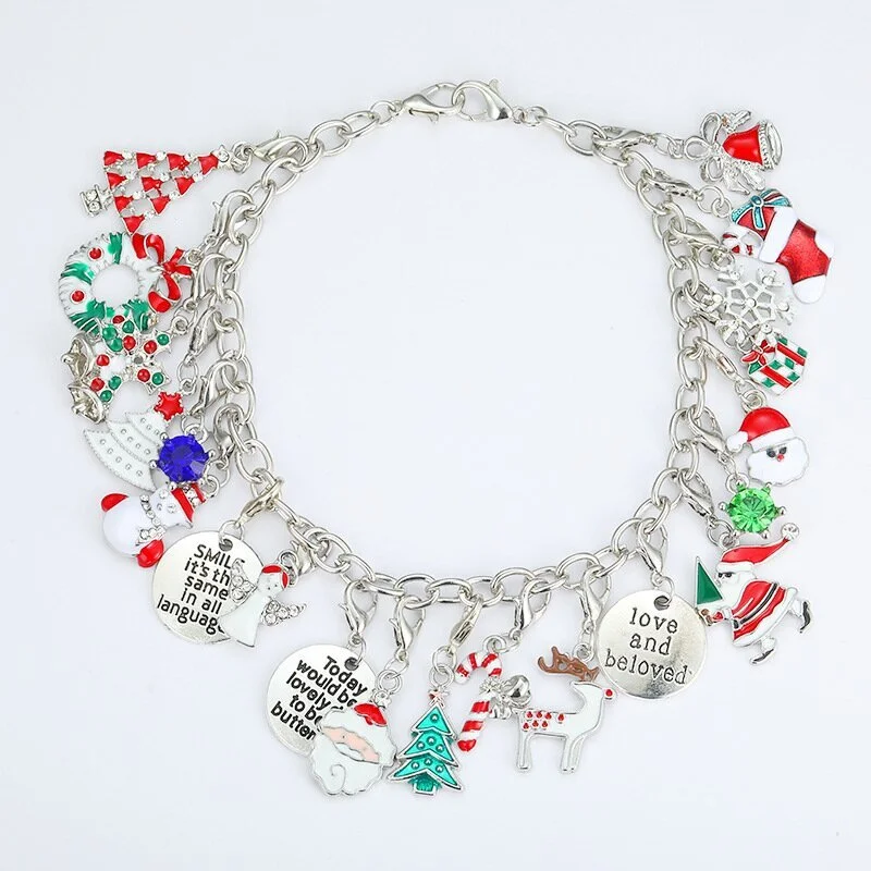 Charms DIY Bracelet Advent Christmas Countdown Calendar