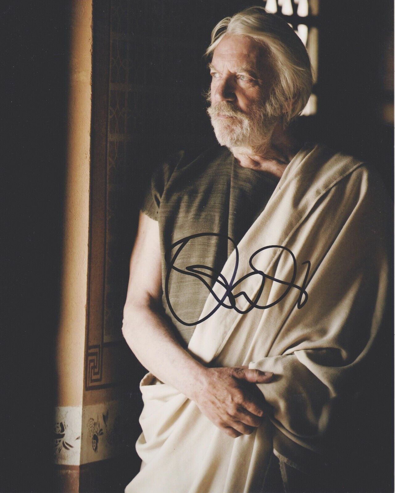 Donald Sutherland Hand Signed Autograph 8x10 Photo Poster painting In Person Proof Game Thrones