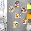6Pcs Diamond Painting Dog Magnets Refrigerator for Adults Kids
