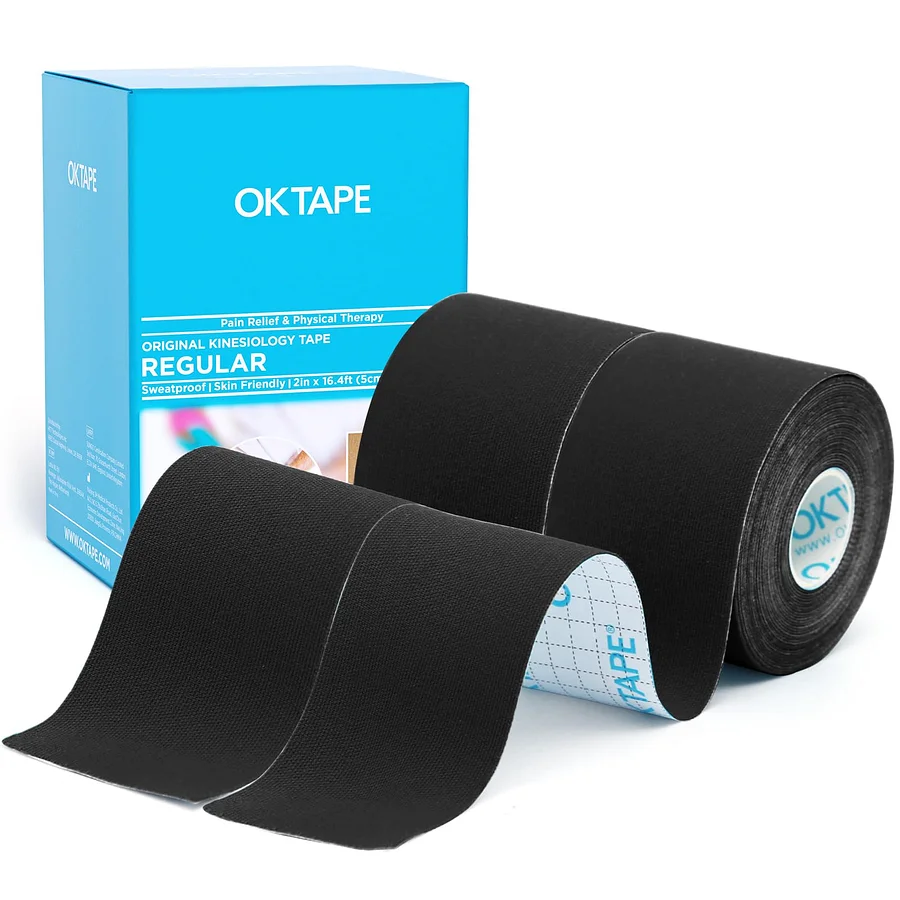OK TAPE Kinesiology Tape, Basic Original Cotton Elastic