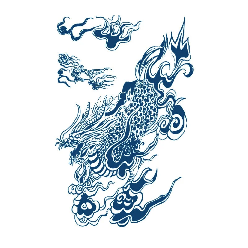 GHHF51-200 herbal juice tattoo stickers semi-permanent lasting men and women tattoo waterproof sweat plant juice tattoo stickers