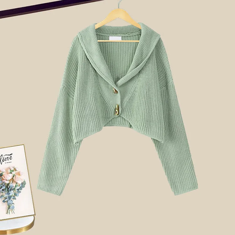 【$29.99】Chic V-neck Cardigan Sweater - Modakawa modakawa