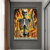 Halloween Skeleton-11CT Stamped Cross Stitch 50*65cm/19.69*25.59in(Big Size)