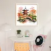 Pavilions-11CT Stamped Cross Stitch 40*40cm/15.75*15.75in tapestrymarket