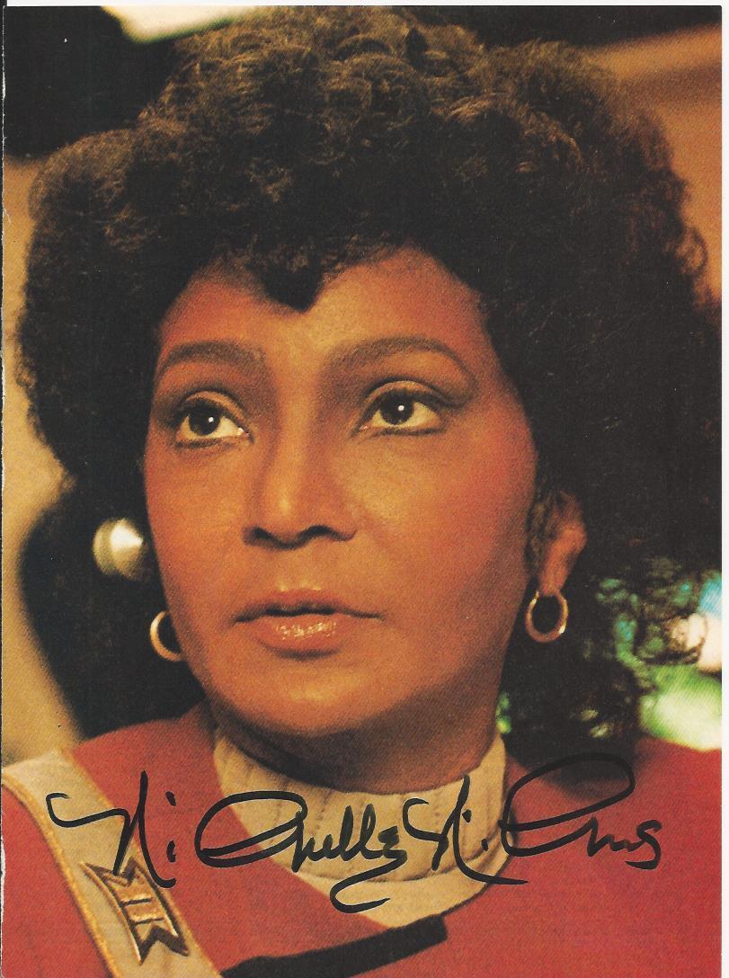 Nichelle Nichols - Star Trek V signed Photo Poster painting