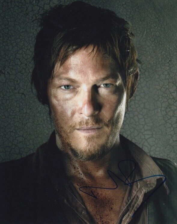 Norman Reedus (Walking Dead) signed 8x10 Photo Poster painting COA