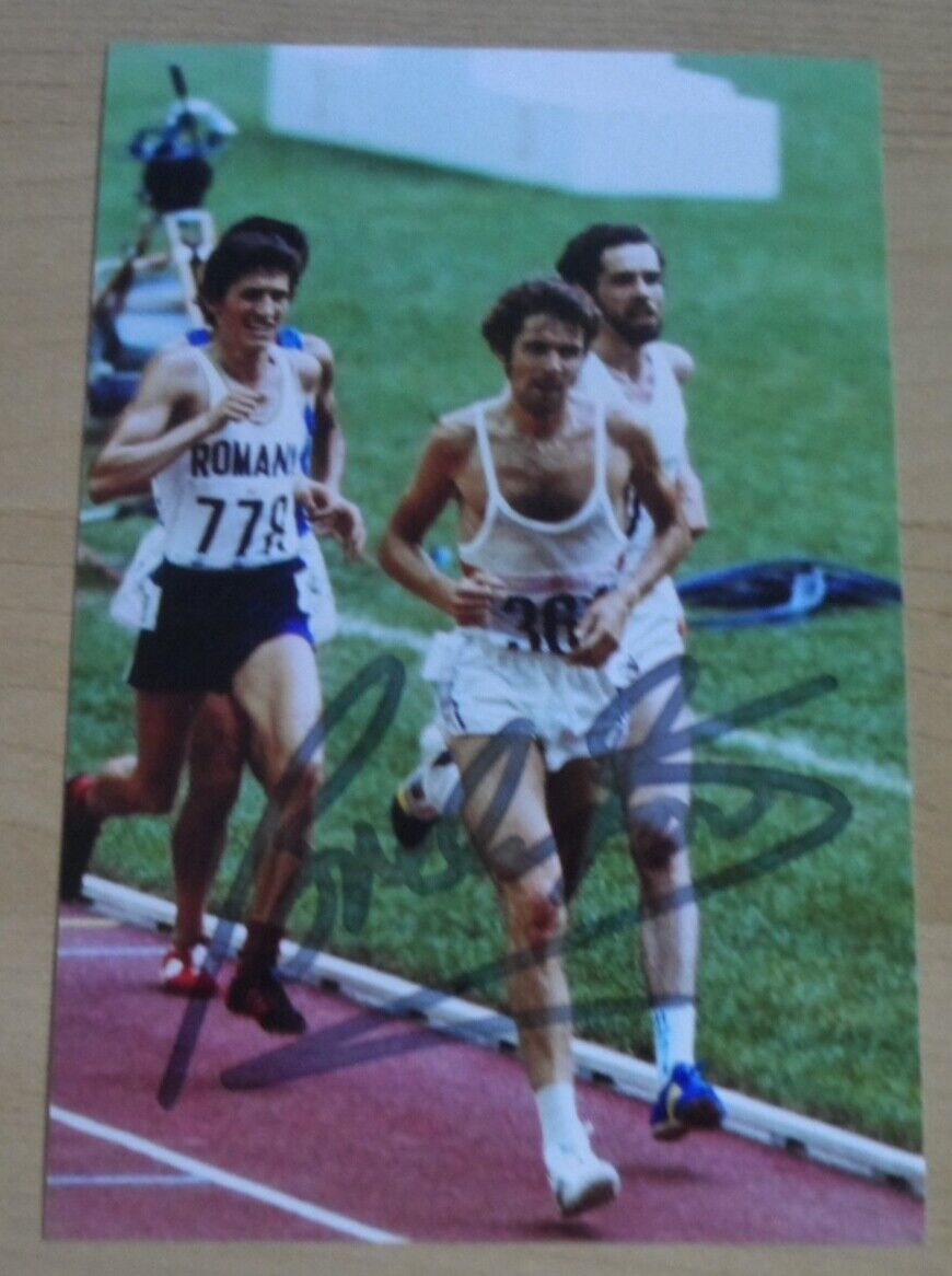 Brendan Foster Signed 6x4 Photo Poster painting Olympic Long Distance Runner Autograph + COA