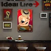 Woman Smoking a cigar - Vintage Metal Signs(12*16Inch)-Pin-up-girls