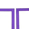 2Pcs Diamond Art Square Auxiliary Frame 3D Printing Diamond Art Desk Positioning Frame Lightweight for Boys Girls Adults Students Home Office Leisure (Violet Purple small)