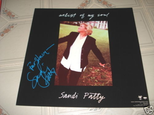 Sandi Patty Signed Autograph Promo Lp Photo Poster painting Flat 12x12