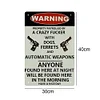 Warning Shot - Vintage Metal Signs(12*16Inch) - Warning