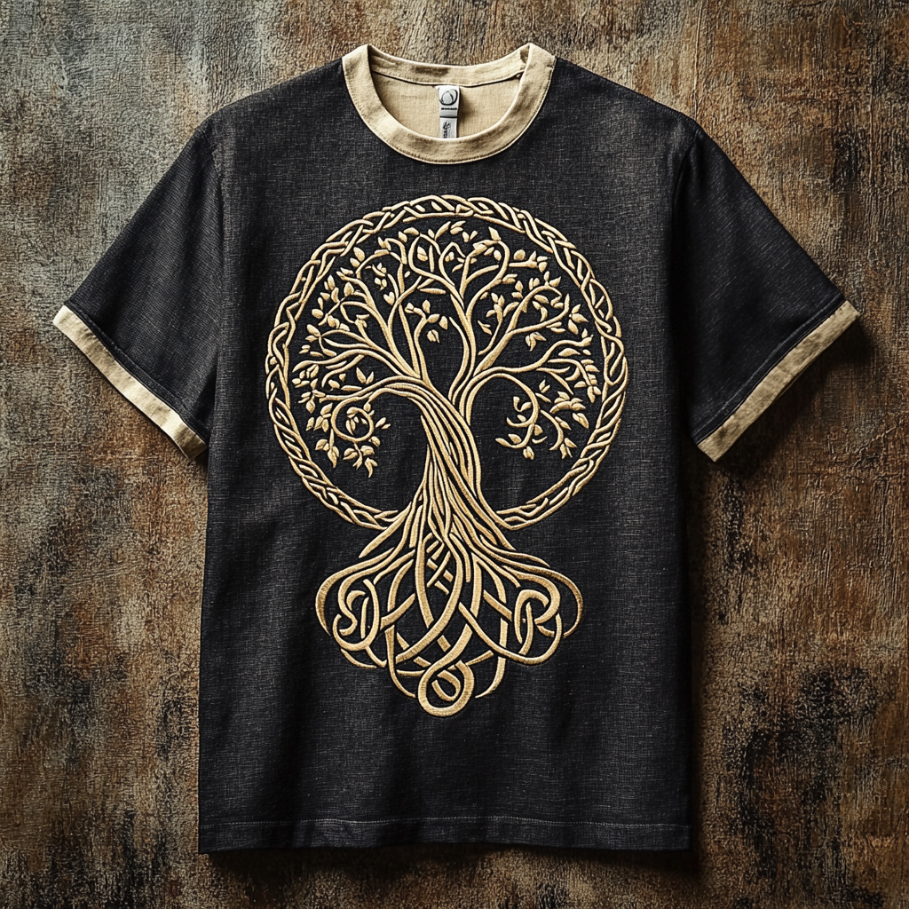 Men's Viking Nordic Life Of Tree Odin Knot T-Shirt / Rvogue / Rvogue