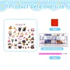 DIY Diamond Painting Sticker Diamond Art Stickers Arts and Crafts Decorative Diamond Stickers for Birthday Party Halloween Christmas Gifts (Pink Halloween)