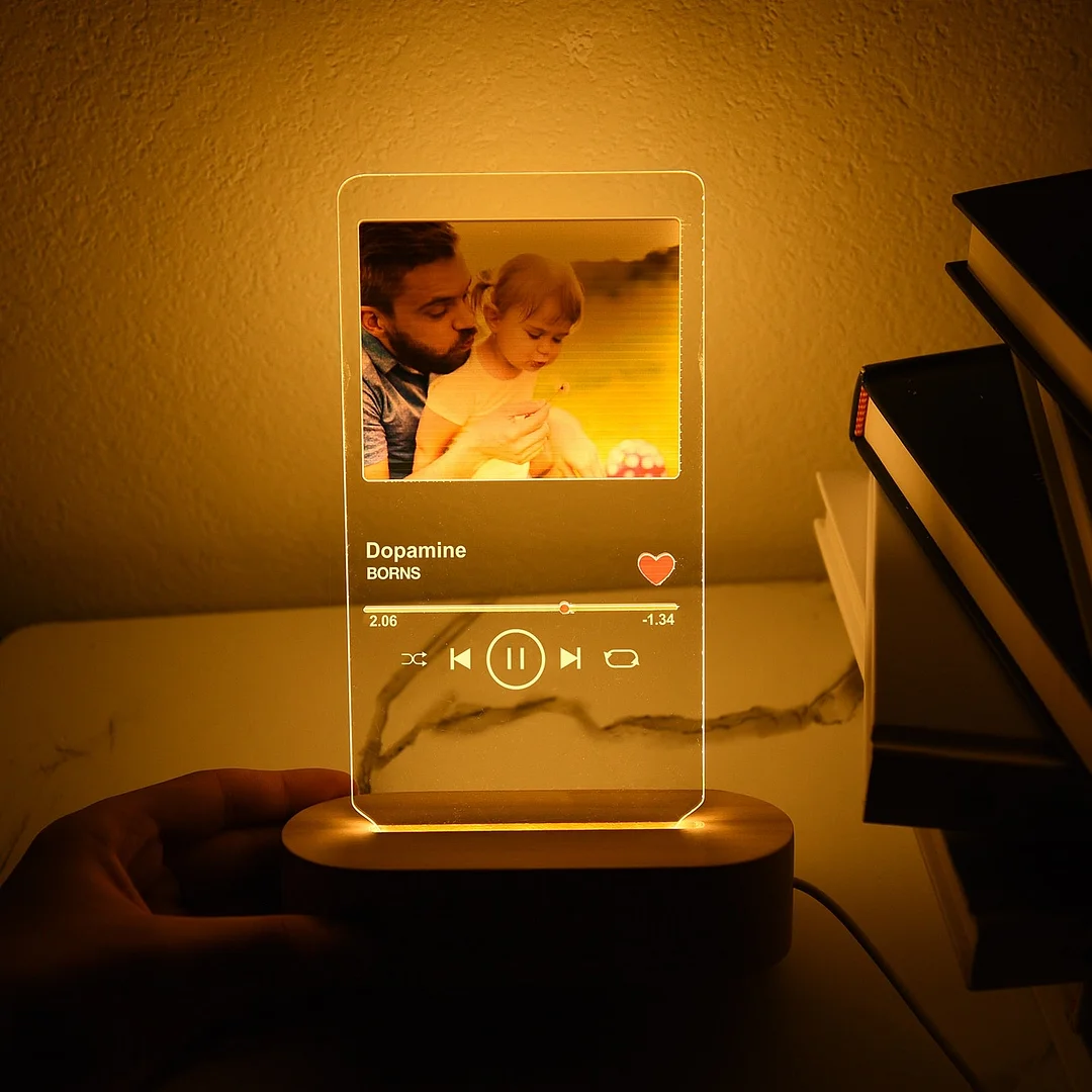 Custom Photo Frame With 3D Lamp Customized Photo Frame With Light Living Room decoration For Wedding Anniversary Birthday Gifts