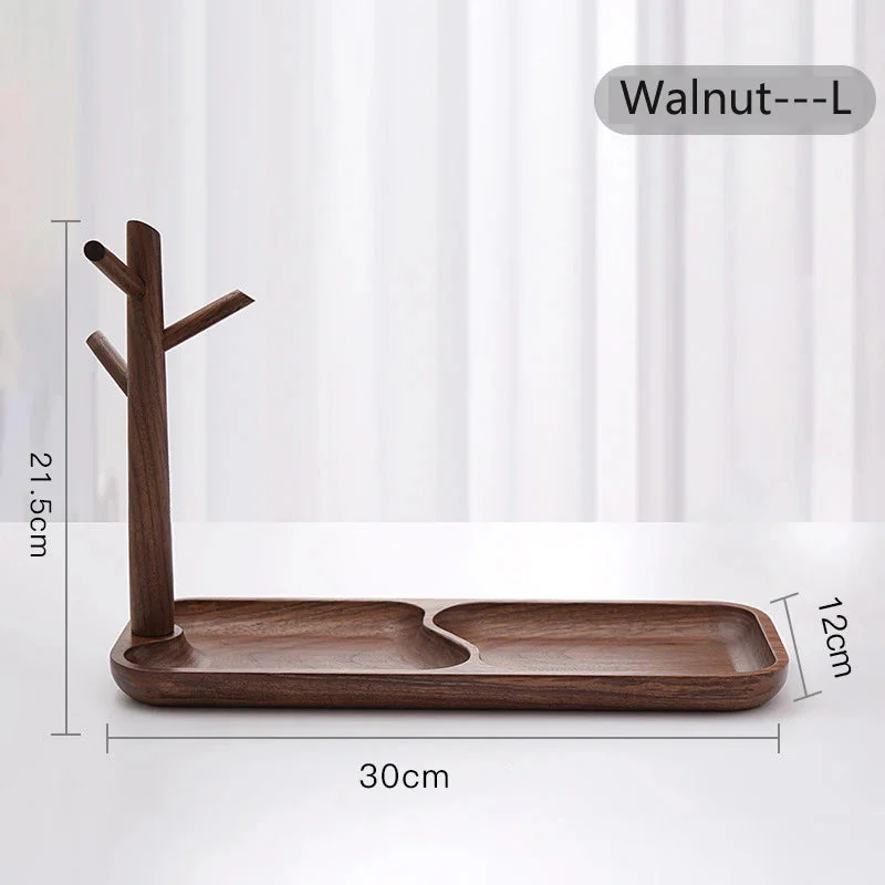 Athvotar HeMu Key Storage Tray for Entrance Foyer Creative Tree Hanging Shelf Desktop Decoration Living Room Key Hanger Display Frame